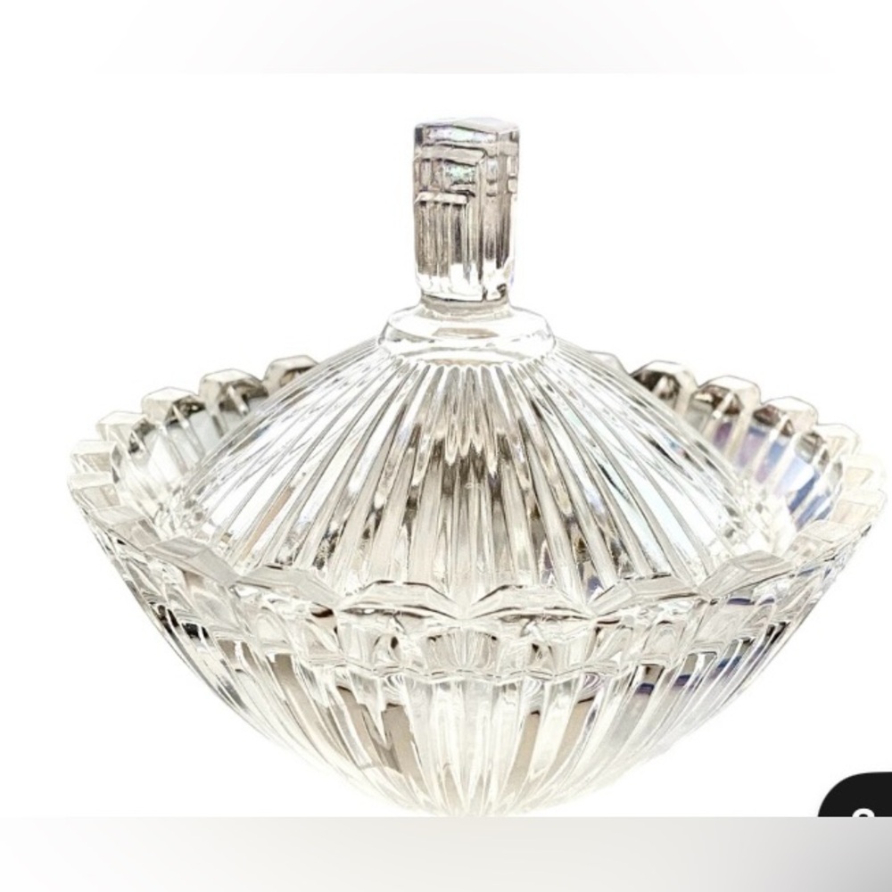 Mikasa Glass Trinket Dish